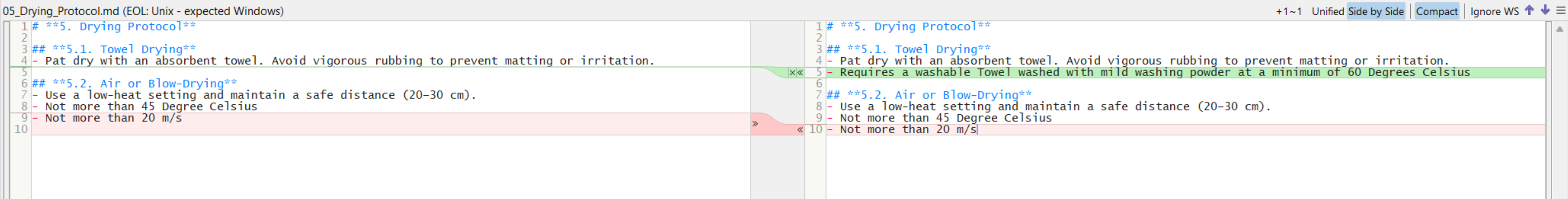 Integrated Diff Viewer
